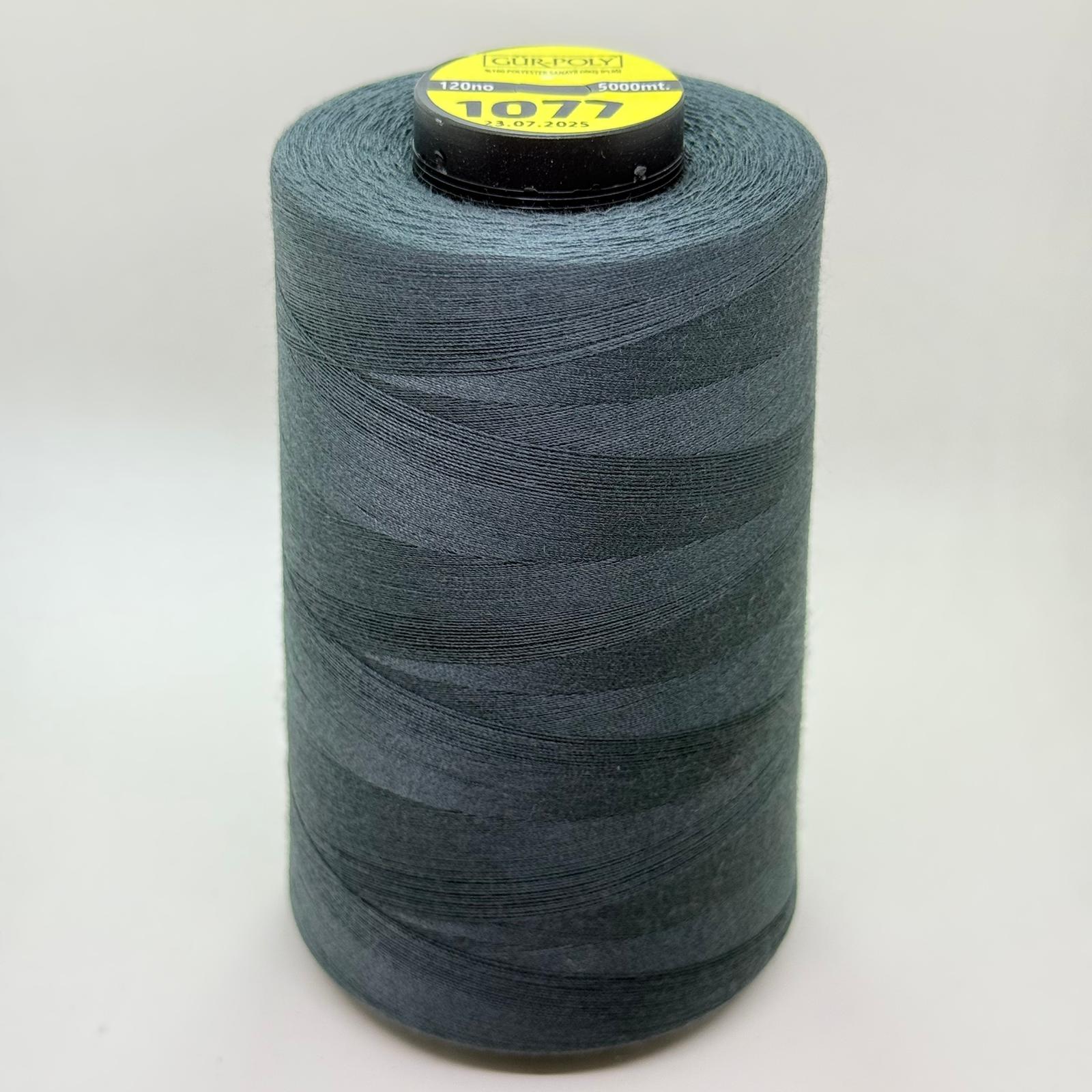 Gür-Poly (G1077) Renkli 120NO Dikiş İpliği 5000MT.