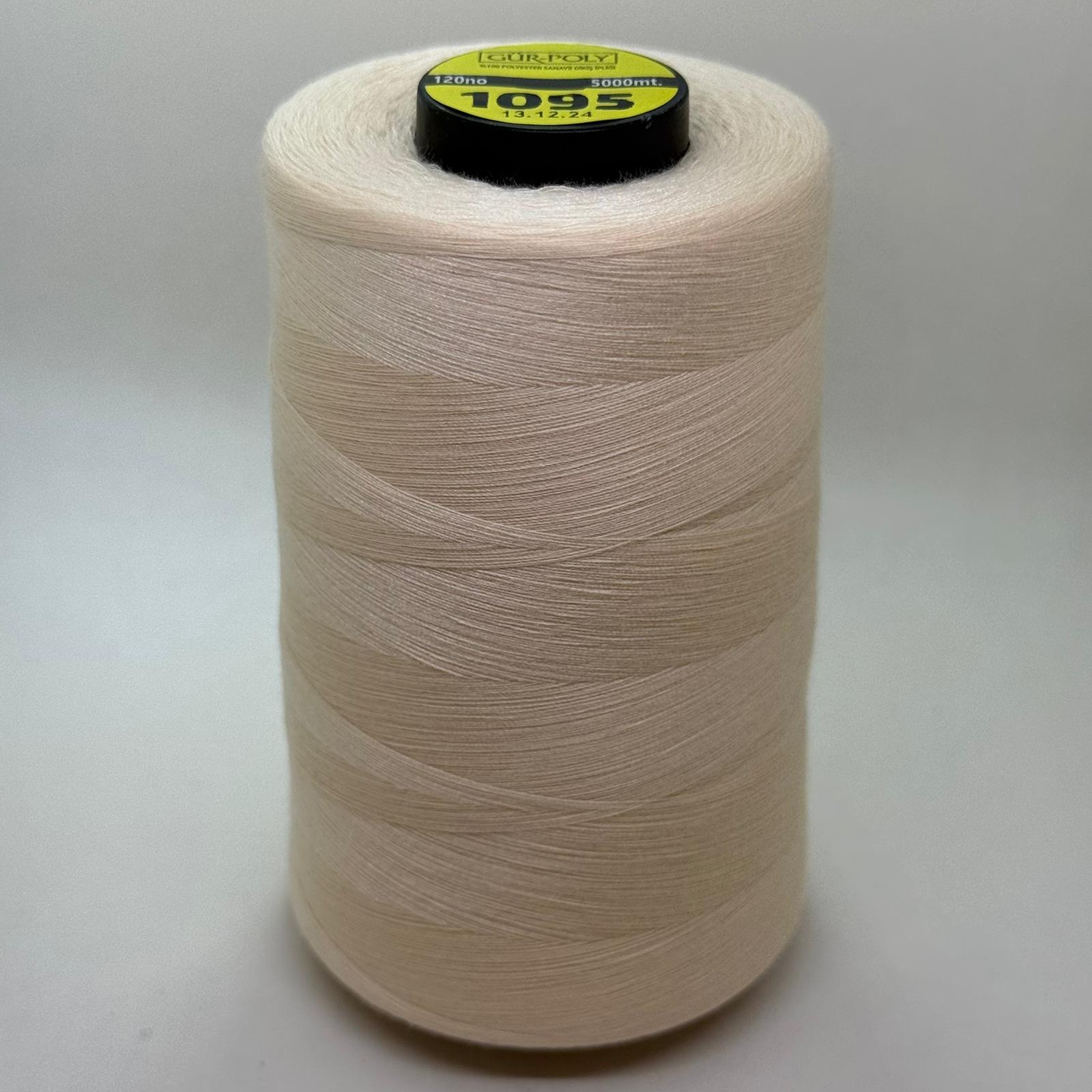 Gür-Poly (G1095) Renkli 120NO Dikiş İpliği 5000MT.