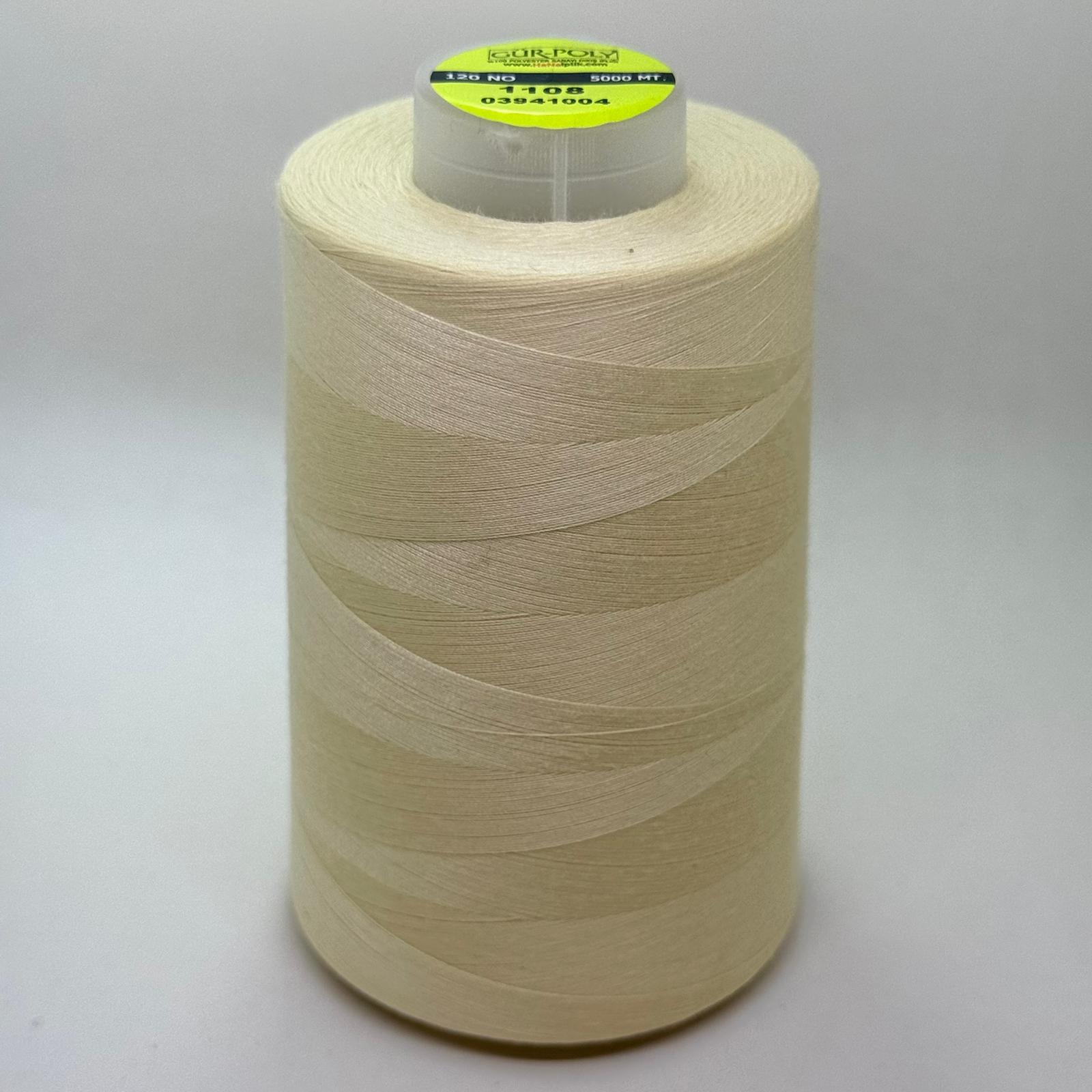 Gür-Poly (G1108*) Renkli 120NO Dikiş İpliği 5000MT.
