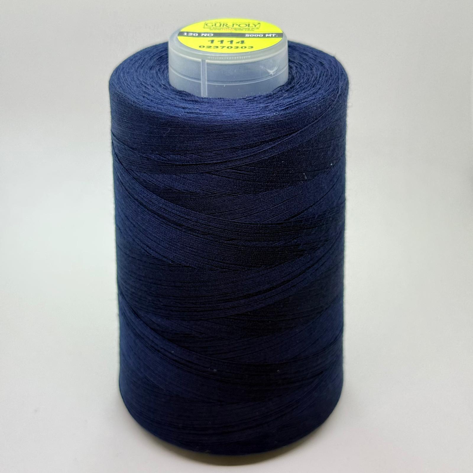 Gür-Poly (G1114*) Renkli 120NO Dikiş İpliği 5000MT.