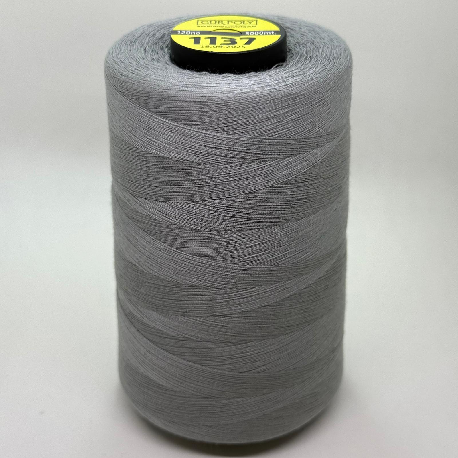 Gür-Poly (G1137) Renkli 120NO Dikiş İpliği 5000MT.