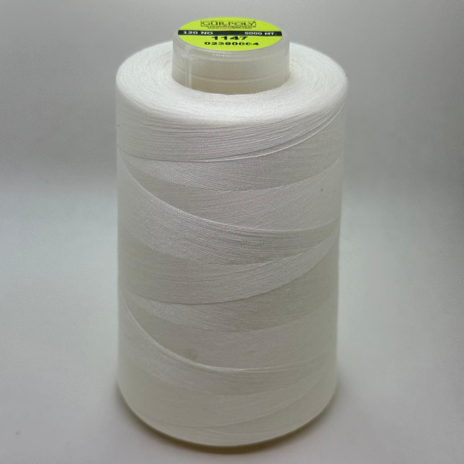 Gür-Poly (G1147*) Renkli 120NO Dikiş İpliği 5000MT.