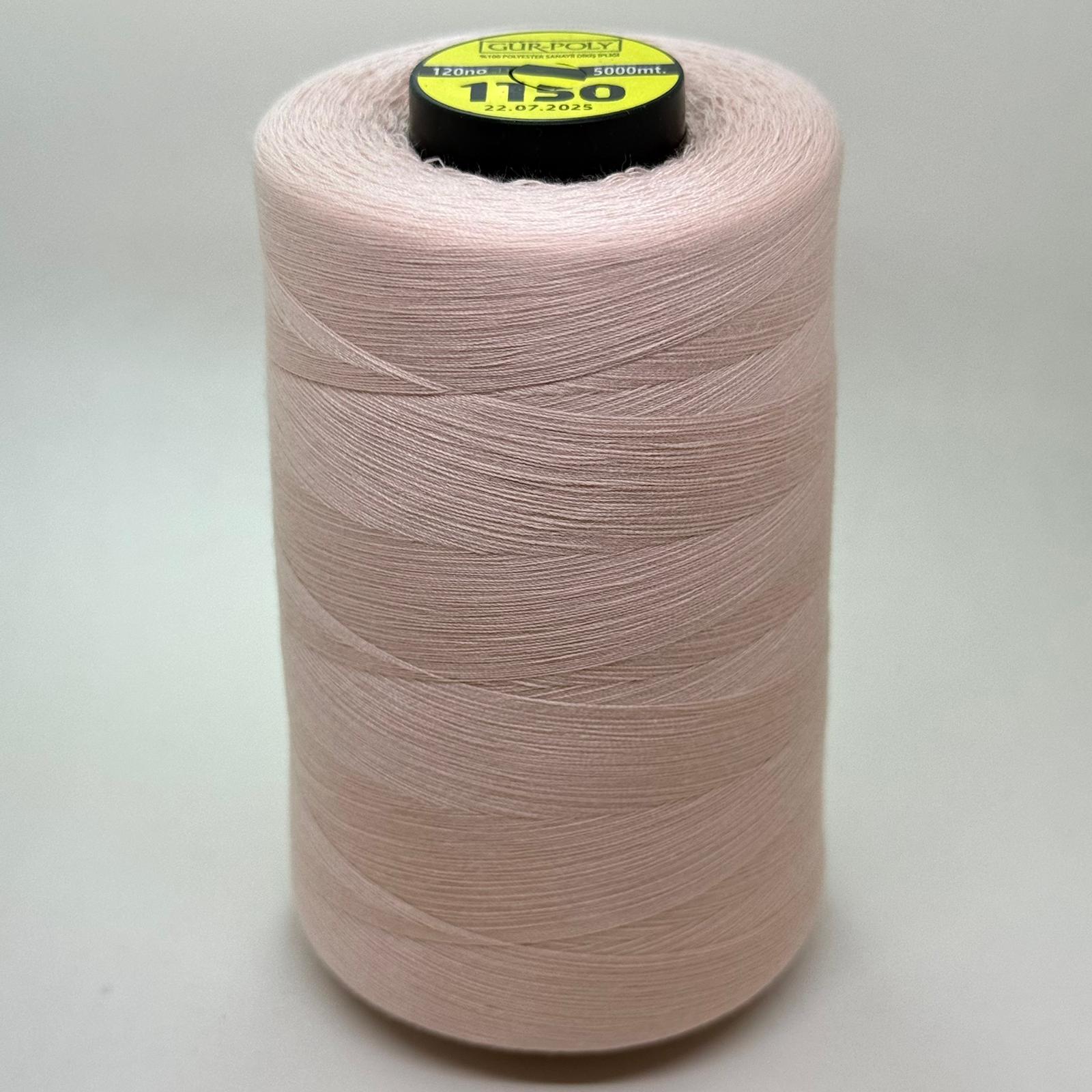 Gür-Poly (G1150) Renkli 120NO Dikiş İpliği 5000MT.