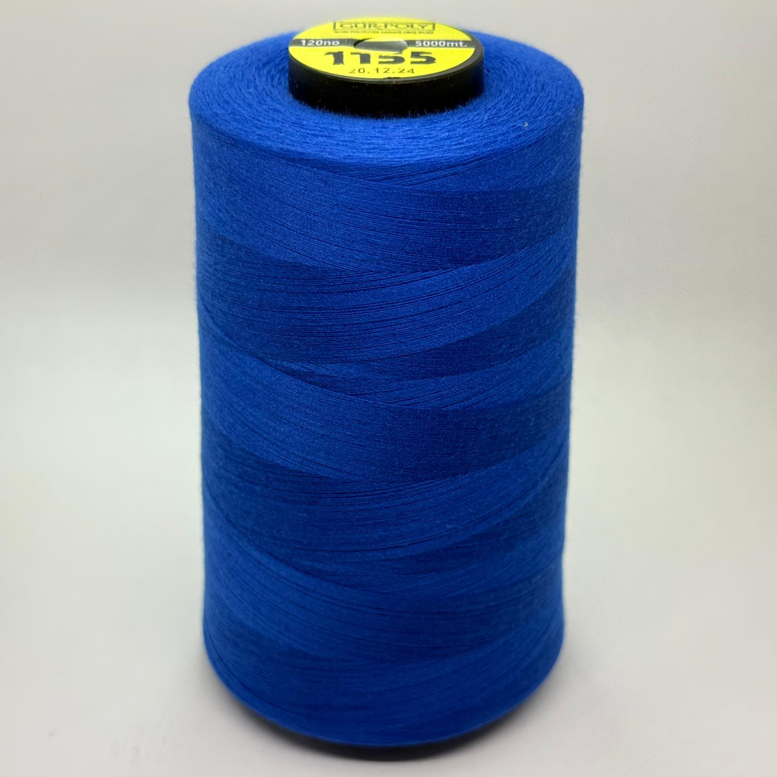 Gür-Poly (G1155) Renkli 120NO Dikiş İpliği 5000MT.