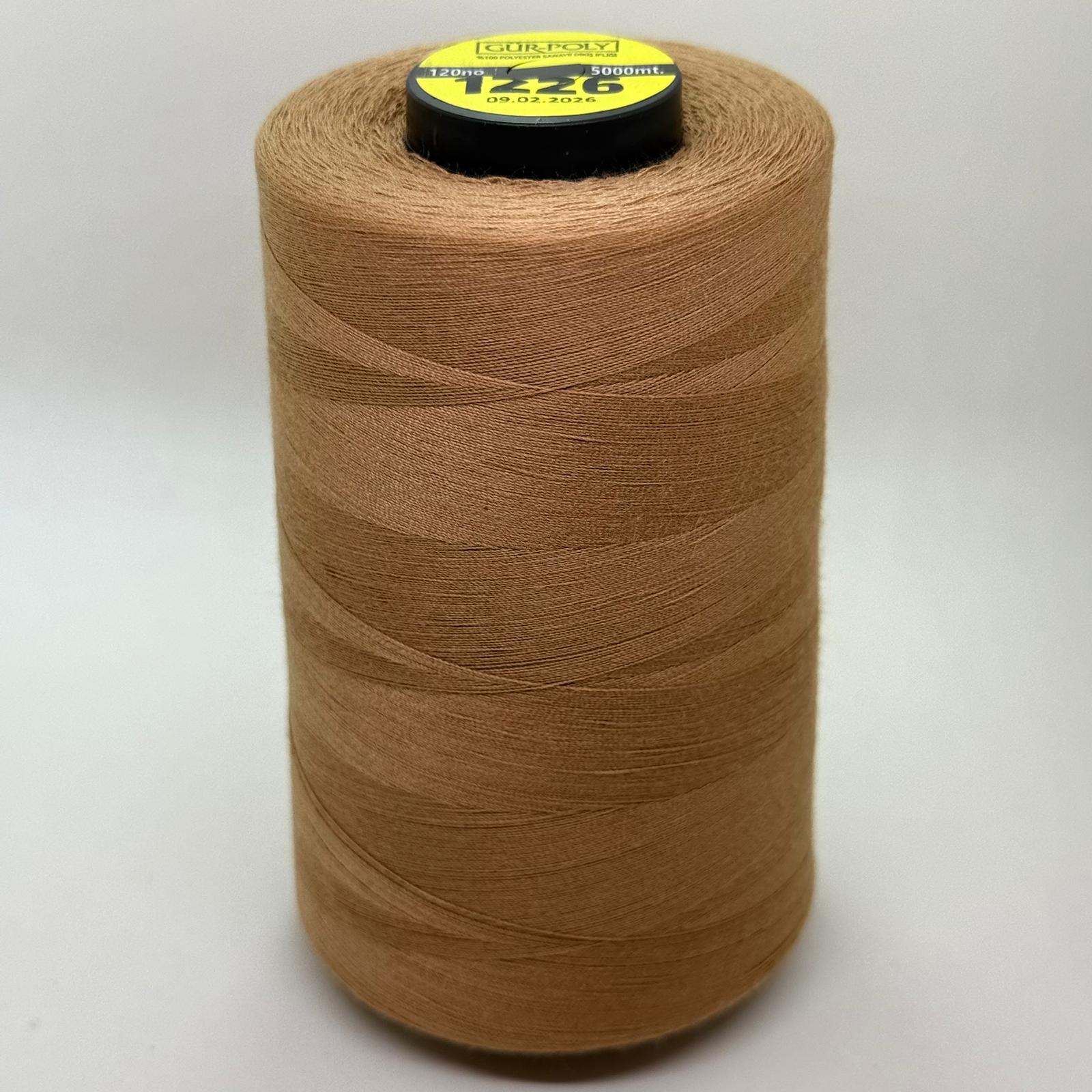 Gür-Poly (G1226) Renkli 120NO Dikiş İpliği 5000MT.