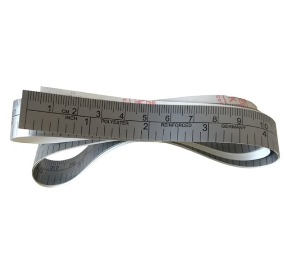 Makine Tabla Üstü Yapışkanlı Mezura 1 Metre