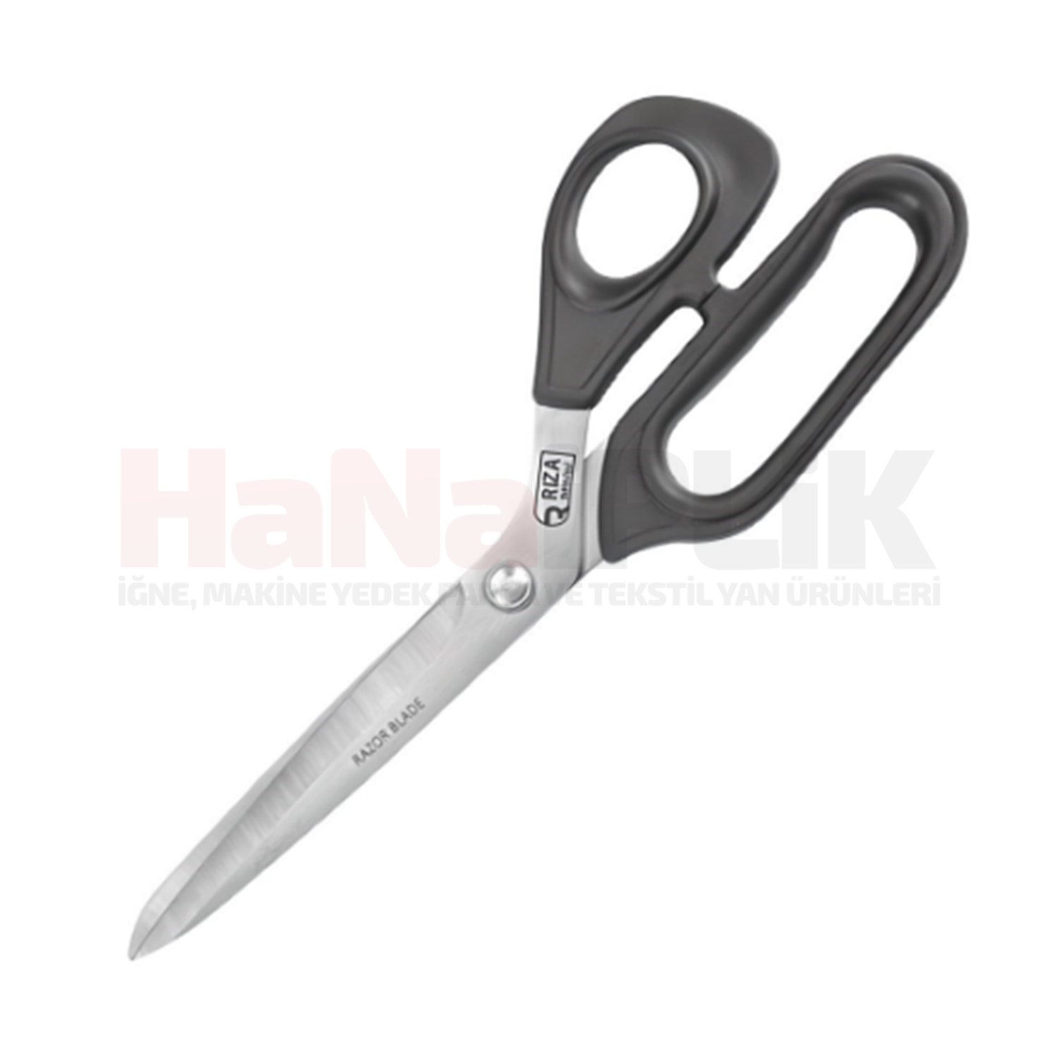 Rıza 8" Plastik Saplı Kumaş Kesim Makası Jilet Ağız (21cm) / M8210