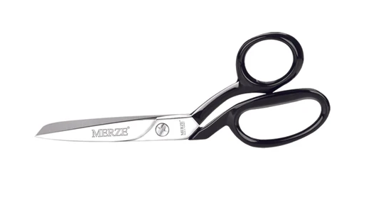 Merze 7" Siyah Saplı Regula Makası (17.78 cm) / 4115-7