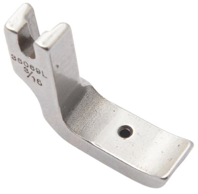 Düz Makine Tek Kanal Fitil Ayak Sol (4.8mm) / P69L (36069L 3/16")