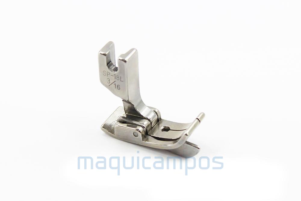 Düz Makine Çimalı Ters Gazi Ayak Sol (4.8mm) / SP18L 3/16