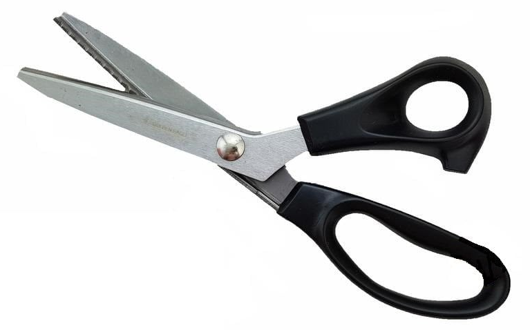 Plastik Saplı Sürfile Zikzak Makası 20cm / TC-230